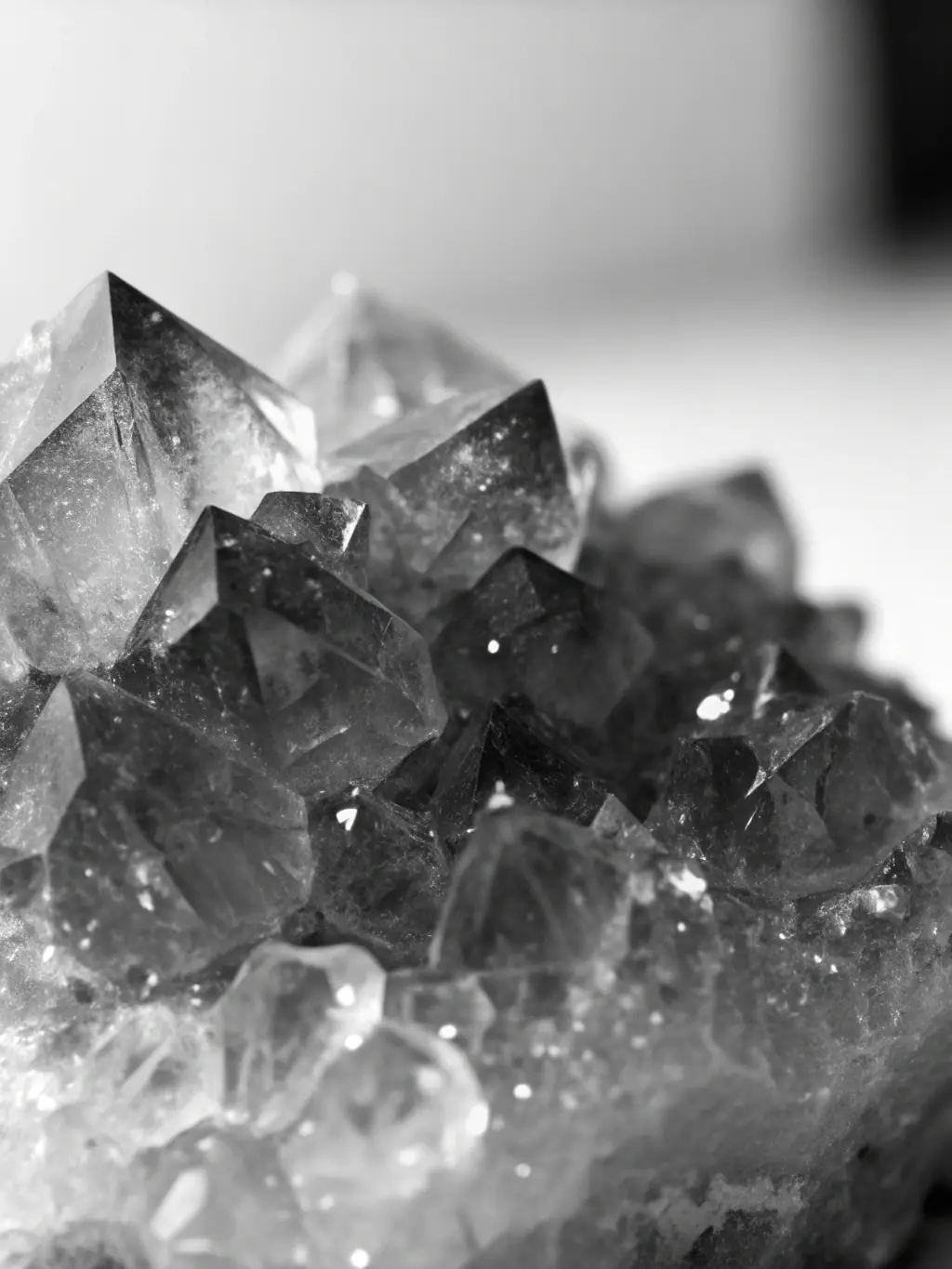 A Black Tourmaline Crystal, showcasing its elongated, striated form and matte black surface, highlighting its grounding and protective properties.
